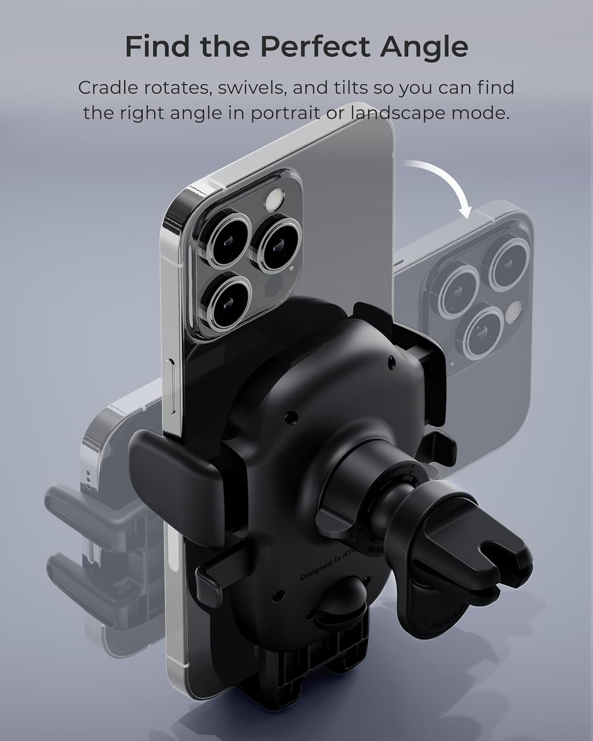 Thumbnail 4 de iOttie Easy One Touch Advanced Air Vent Car Phone Mount (Universal) for iPhone, Samsung, and more