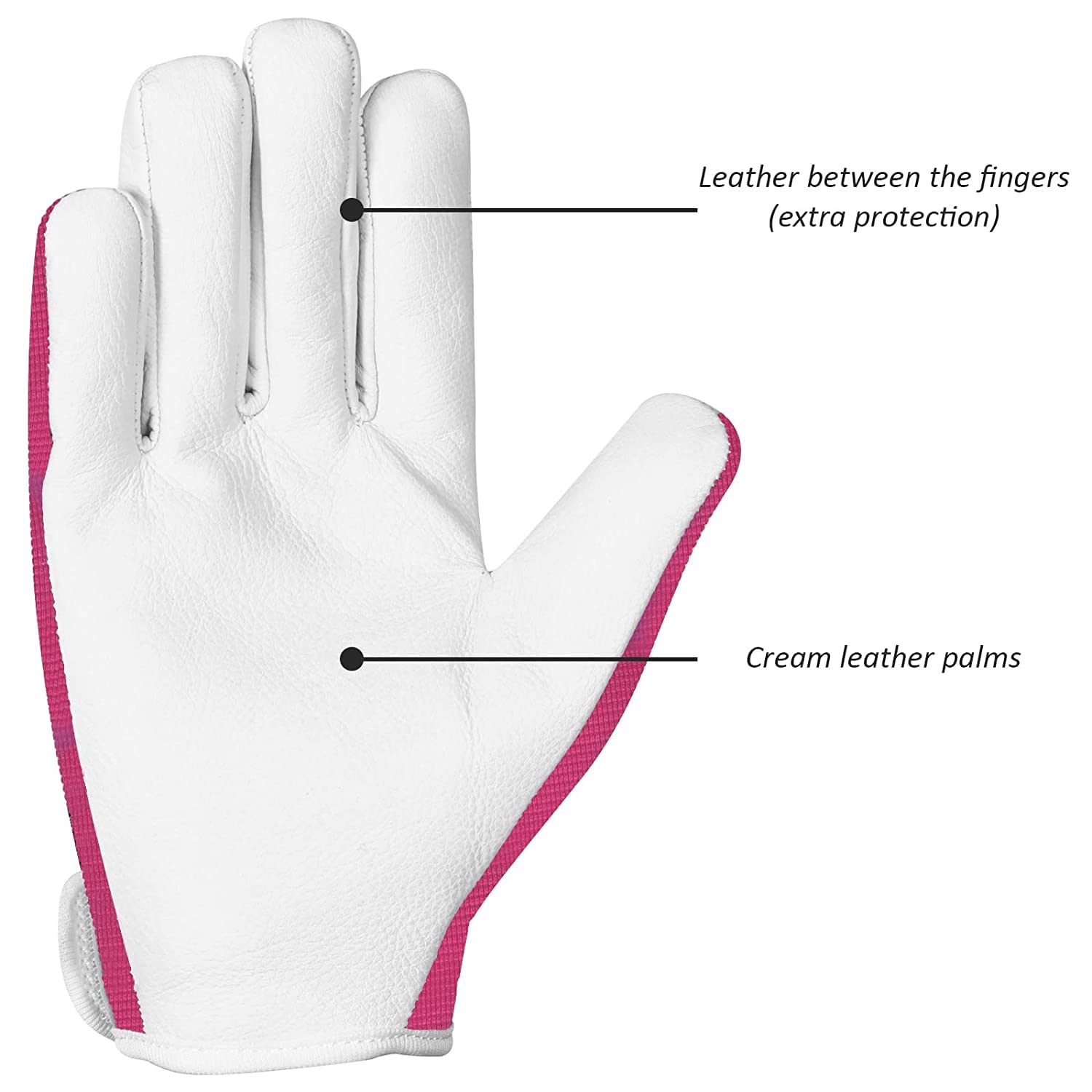 Thumbnail 2 de Katx Leather Gardening Gloves Small Pink