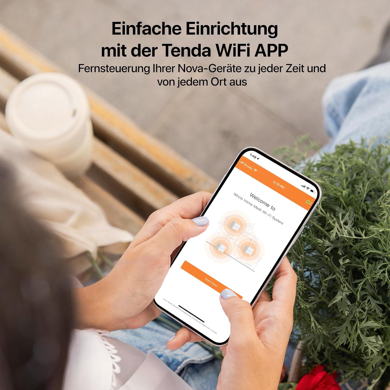 Thumbnail 6 de Tenda Nova MW6 Mesh WLAN System (AC1200) – Dual-Band Mesh-Set für bis zu 4 Schlafzimmer, 6× Gigabit-Port