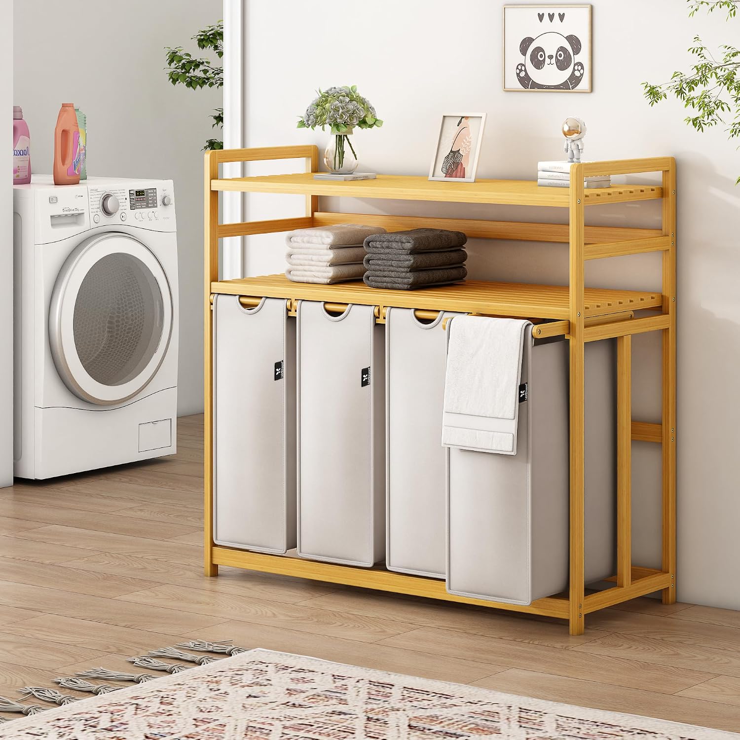 Detalle 2 de AdelDream Premium Wäschekorb 200L