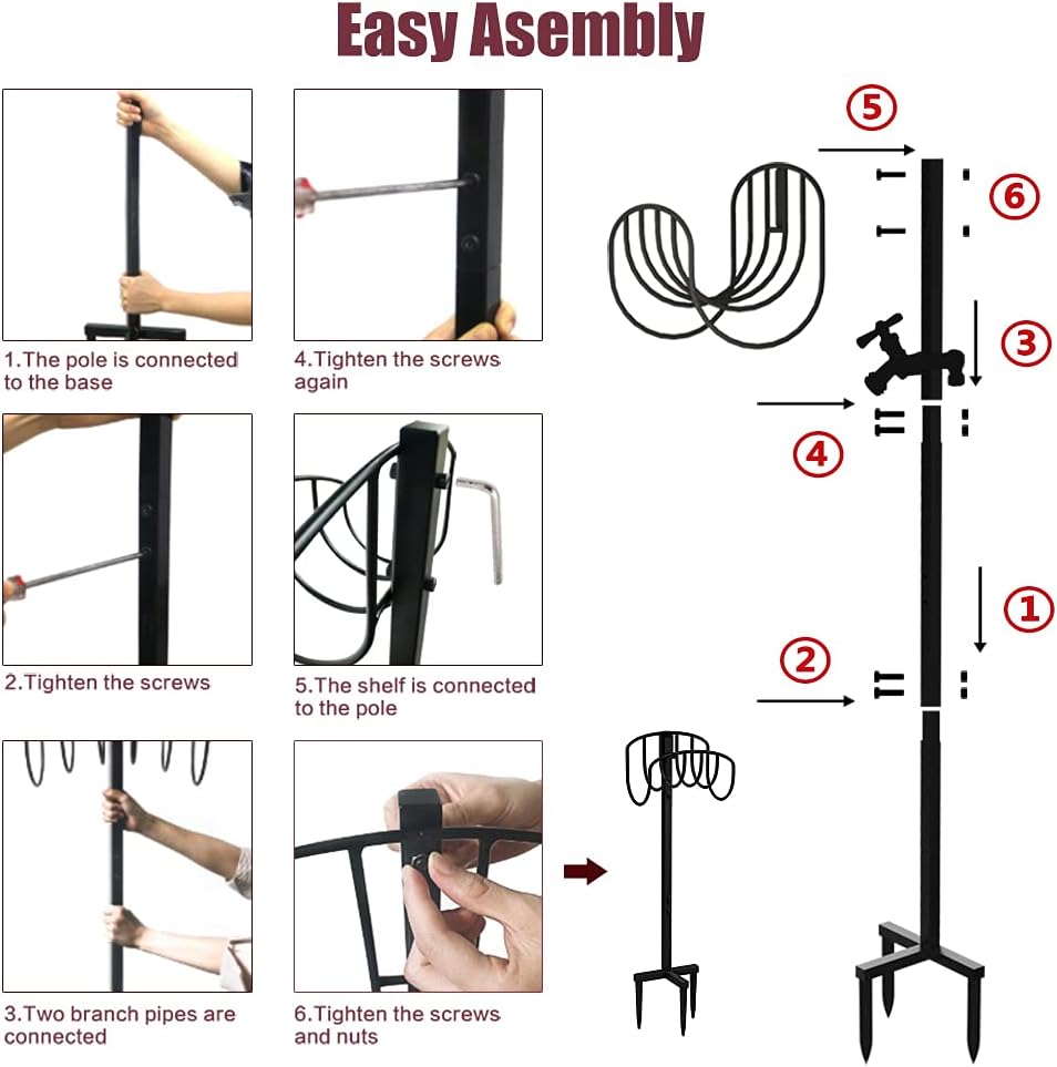 Thumbnail 6 de Artigarden Garden Hose Holder with Brass Faucet
