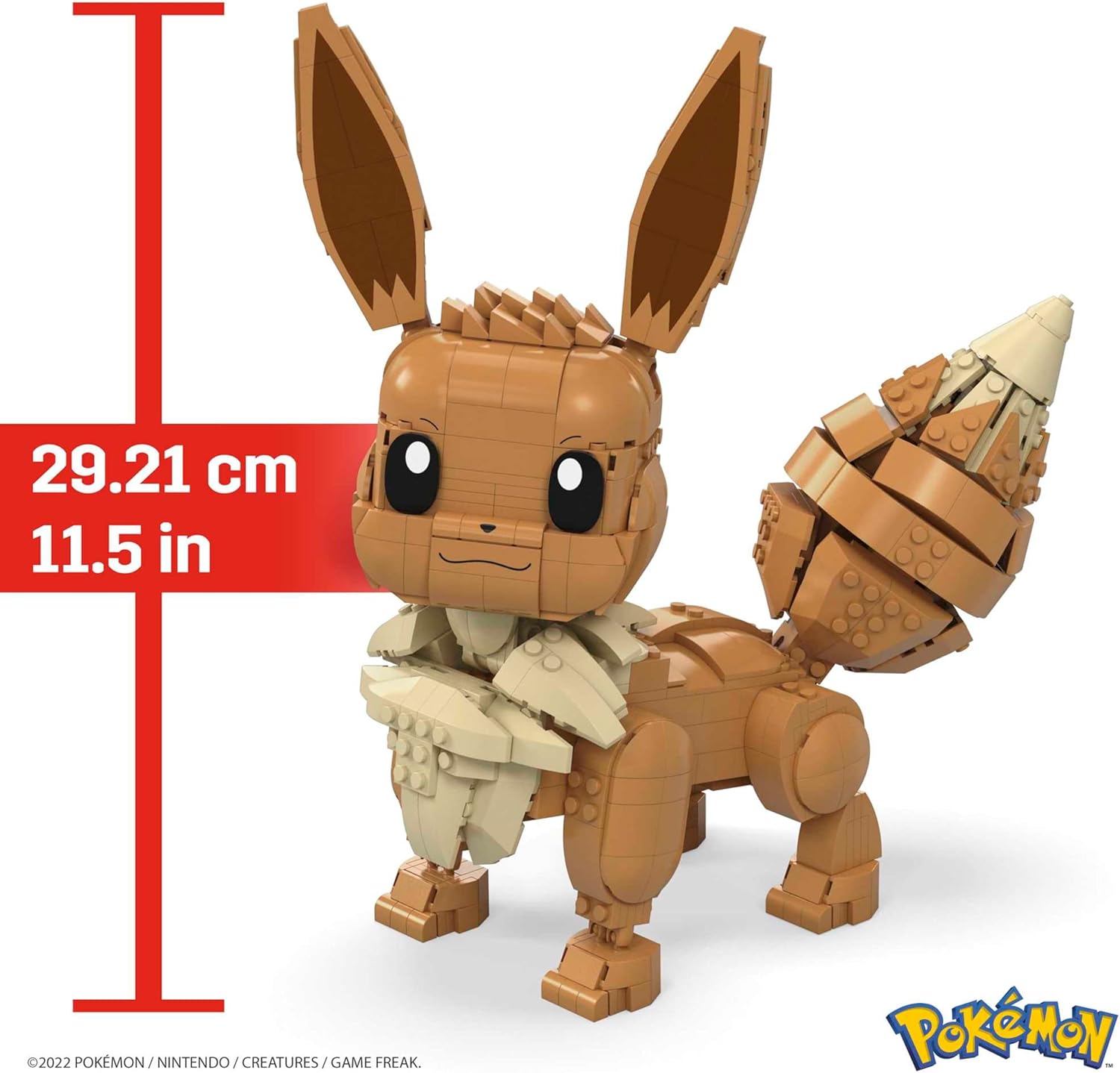 Thumbnail 4 de Mega Pokémon Pokébola Jumbo Eevee - Figura de Construcción 824 Piezas