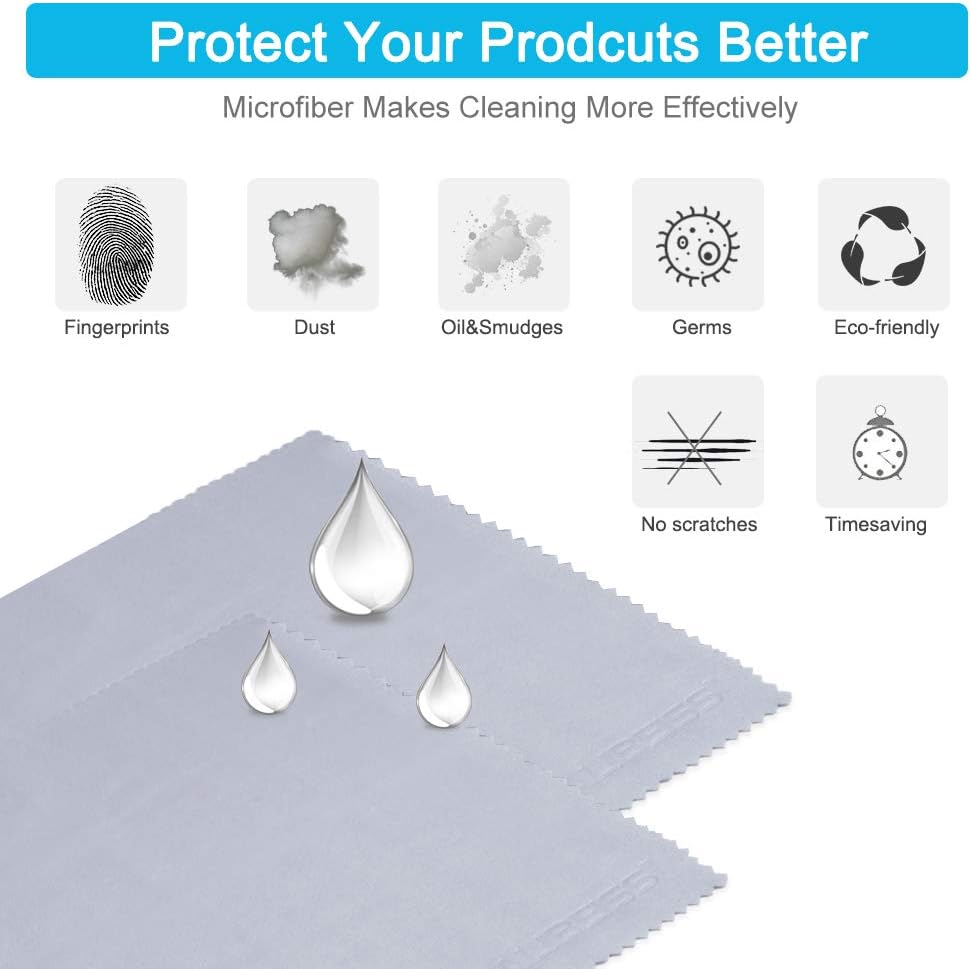 Thumbnail 4 de ALIBEISS 150 Pack Pre-Moistened Lens Wipes – Gentle Screen Cleaner for Glasses, Lenses and Delicate Surfaces