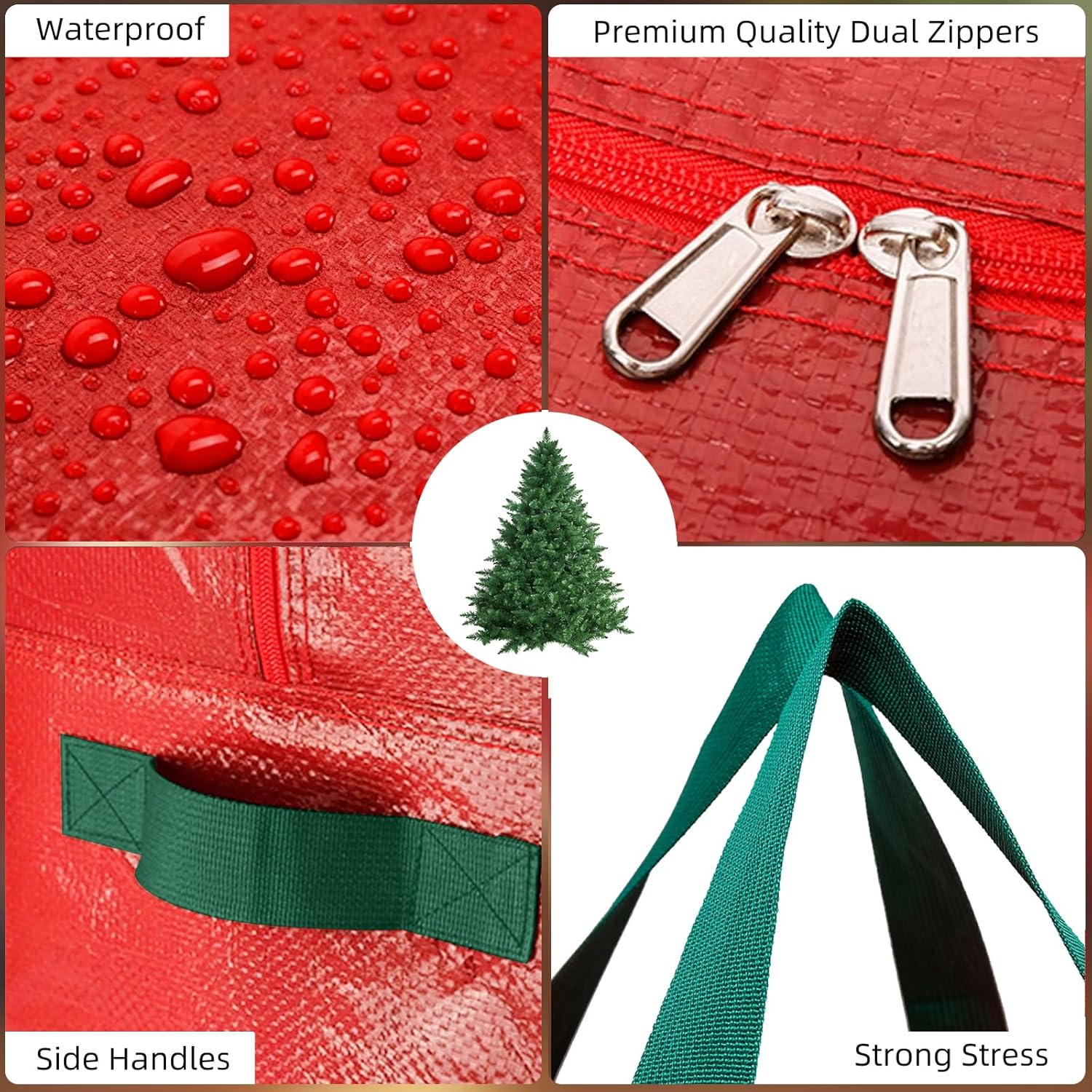 Thumbnail 4 de KRYSTY Durable Large Christmas Tree Storage Bag 9 ft 🎄