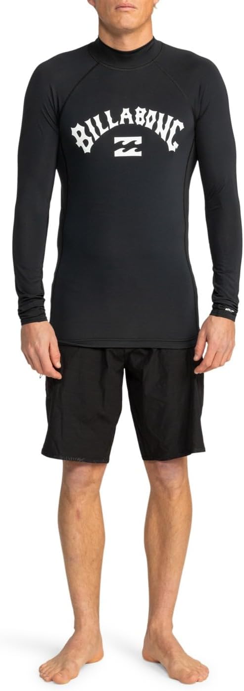Thumbnail 2 de Billabong Logo Surf LS Rashguard Uomo: rashguard a maniche lunghe in poliestere riciclato con UPF 50+