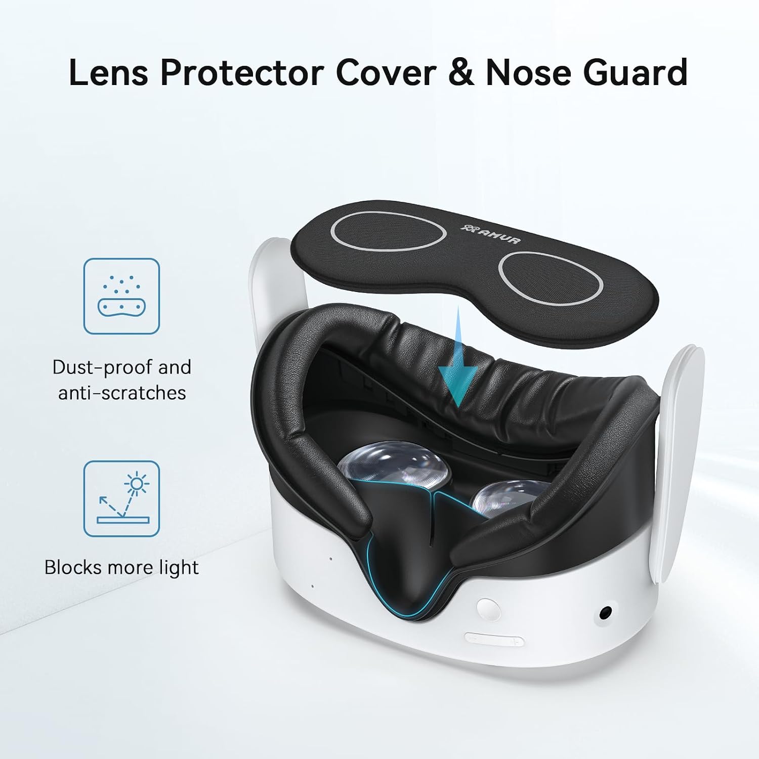 Thumbnail 6 de AMVR Facial Interface Face Pad Cover for Quest 3S