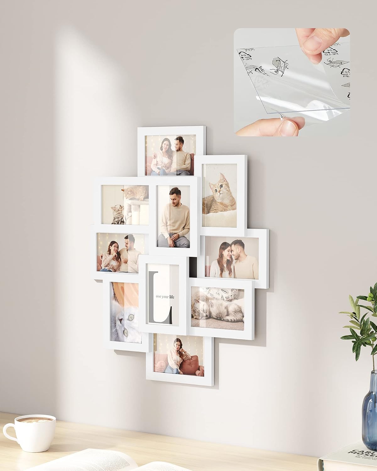 Thumbnail 3 de Photo collage frame 10 slot 10x15cm