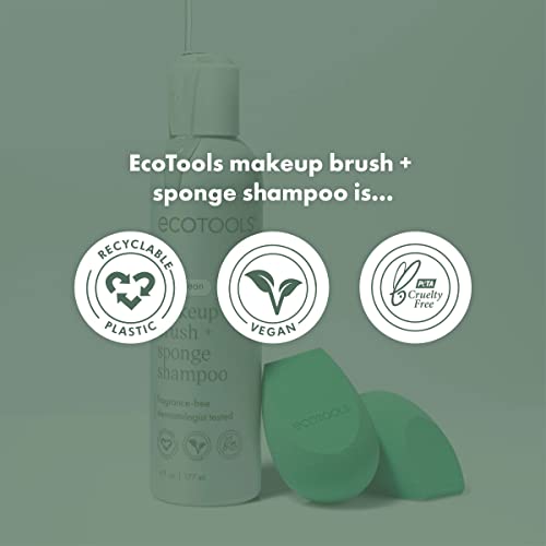 Thumbnail 5 de EcoTools Makeup Brush + Sponge Shampoo 8 fl. oz