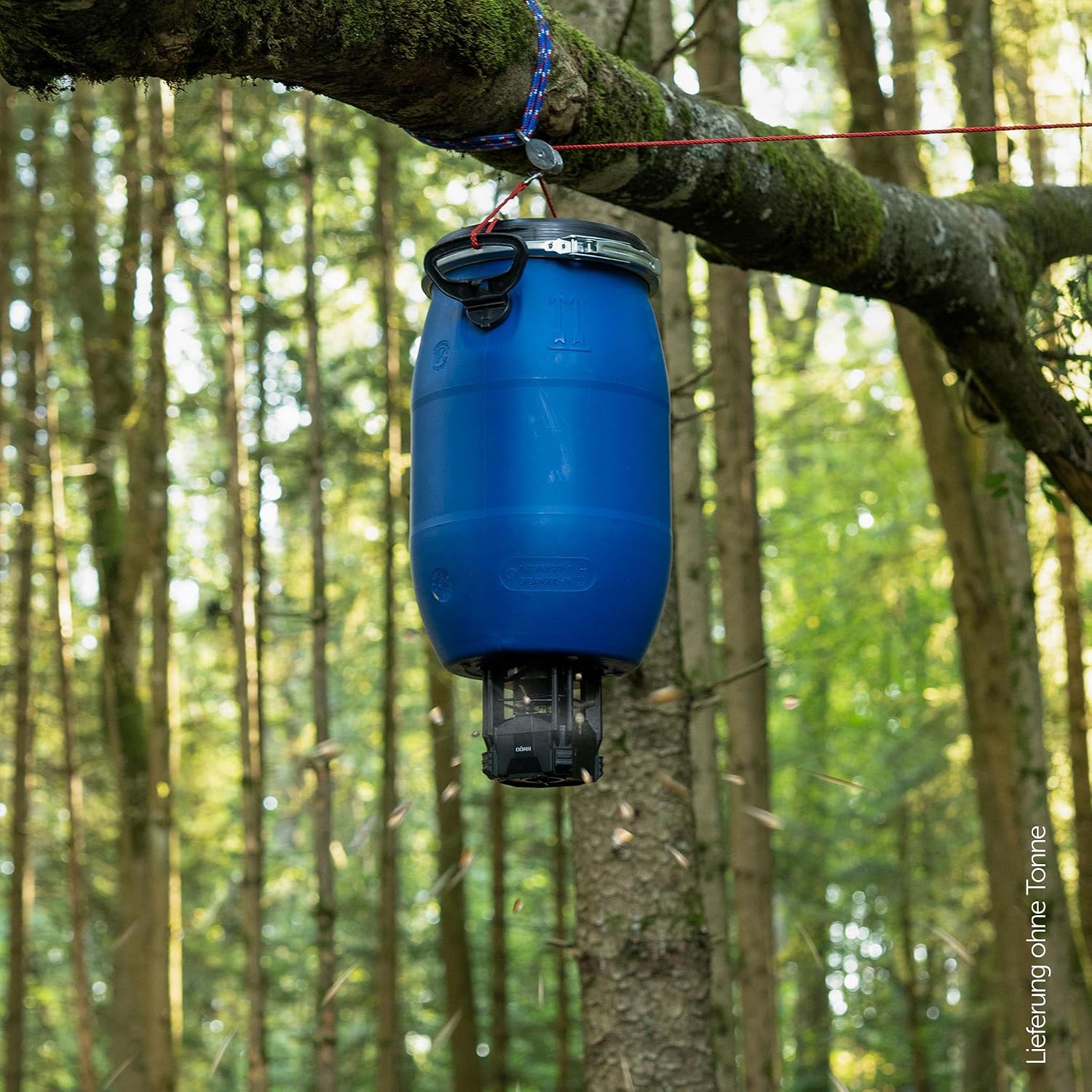Detalle de Dörr Futterstreuer Compact mit 4 Fütterungszeiten – für Wildtiere, Fische und Nutztiere (ohne Behälter)