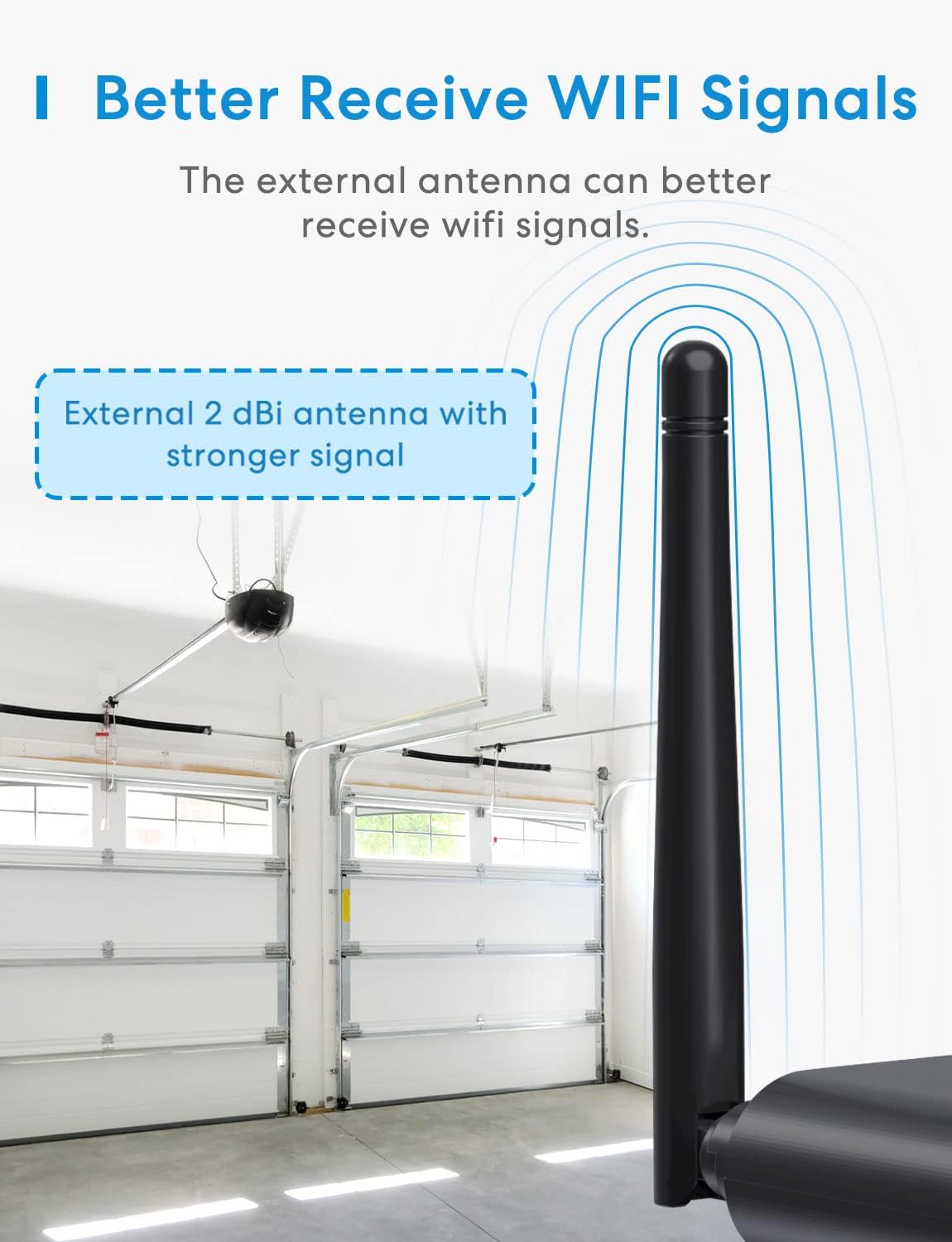 Thumbnail 6 de Meross Smart Garagentoröffner WLAN mit externer Antenne für bis zu 3 Garagentore, HomeKit & Alexa/Google