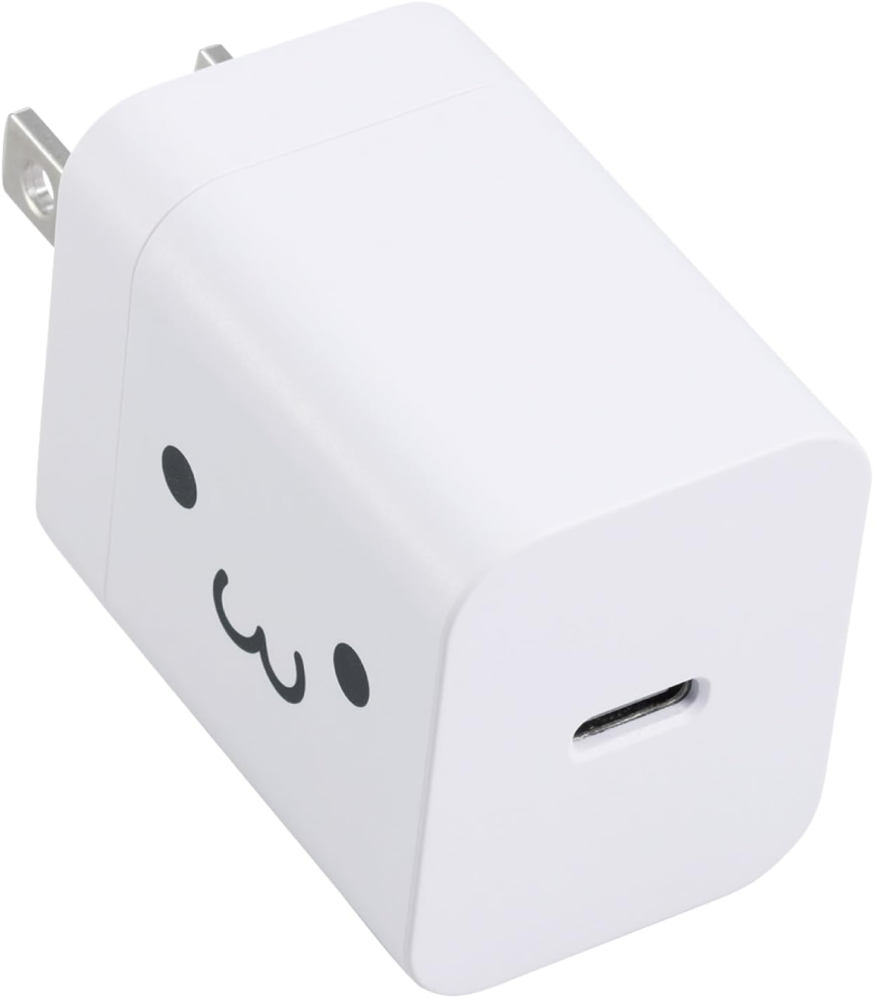 Detalle de エレコム EC-AC6820WF USB-C充電器 20W PD対応・GaN採用・折りたたみ式プラグ