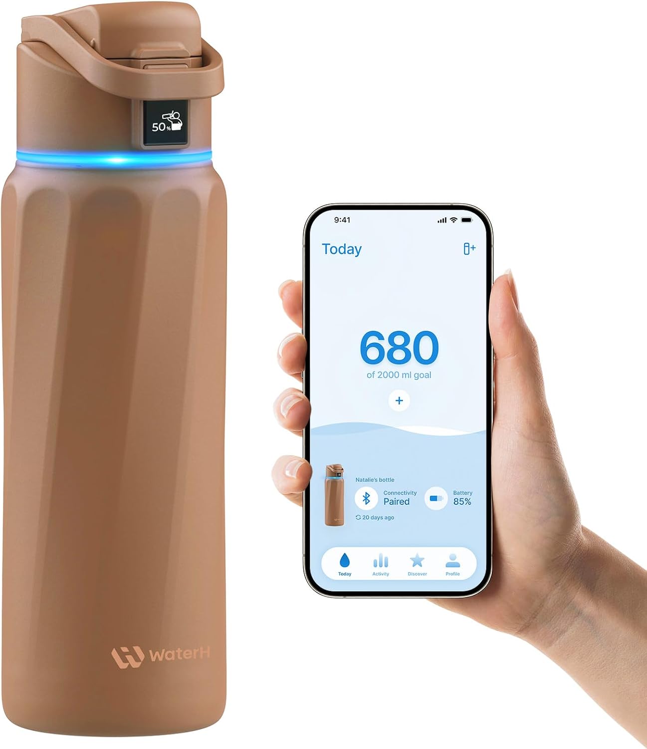 Detalle de BOOST Smart Water Bottle 32 oz hydration tracker 💧