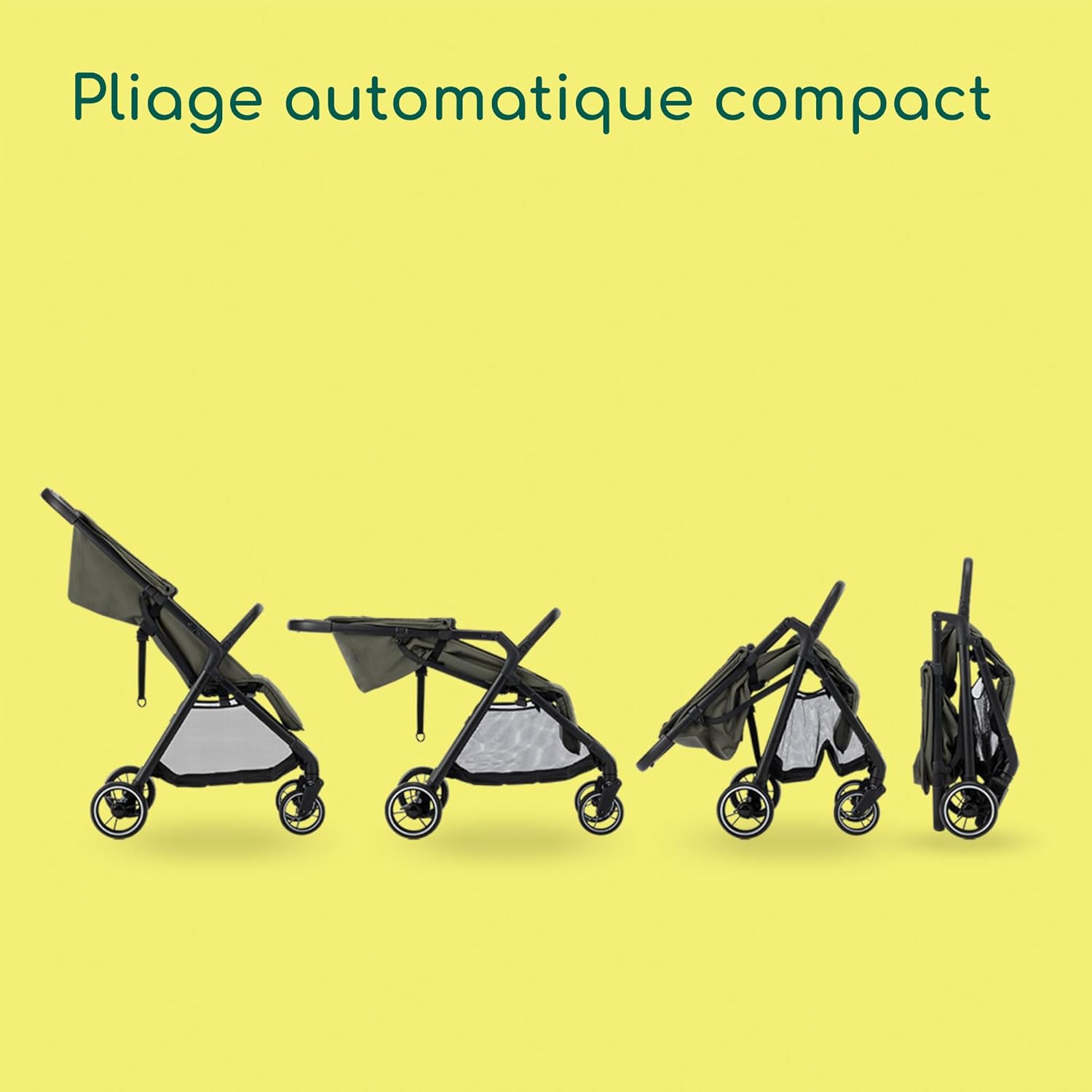 Thumbnail 3 de Bebeconfort Azur: Poussette Canne Compacte et légère 0–3 ans, pliage automatique à une main