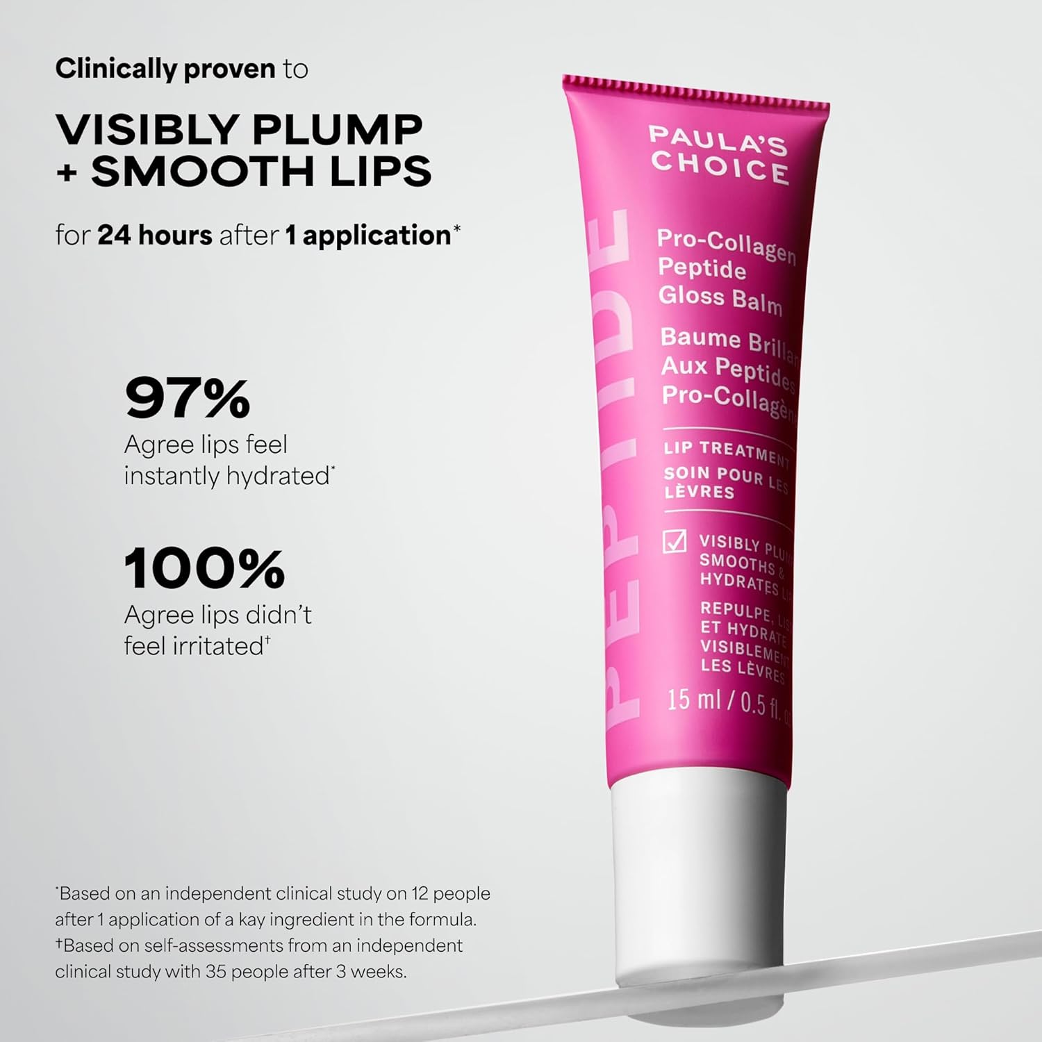 Detalle de Paula's Choice Pro-Collagen Peptide Gloss Lip Balm