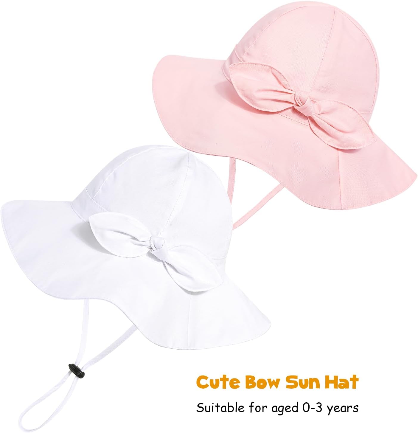 Detalle 2 de Baby Girl Sun Hat with UPF 50+ Bucket