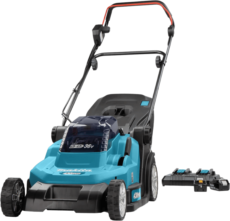 Detalle de Makita DLM432PT2 Rasenmäher mit 2x 5,0 Ah