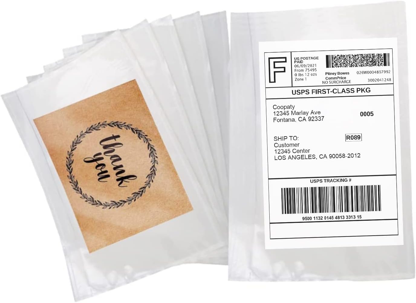 Thumbnail 6 de Coopaty Packing List Envelopes 6" x 9