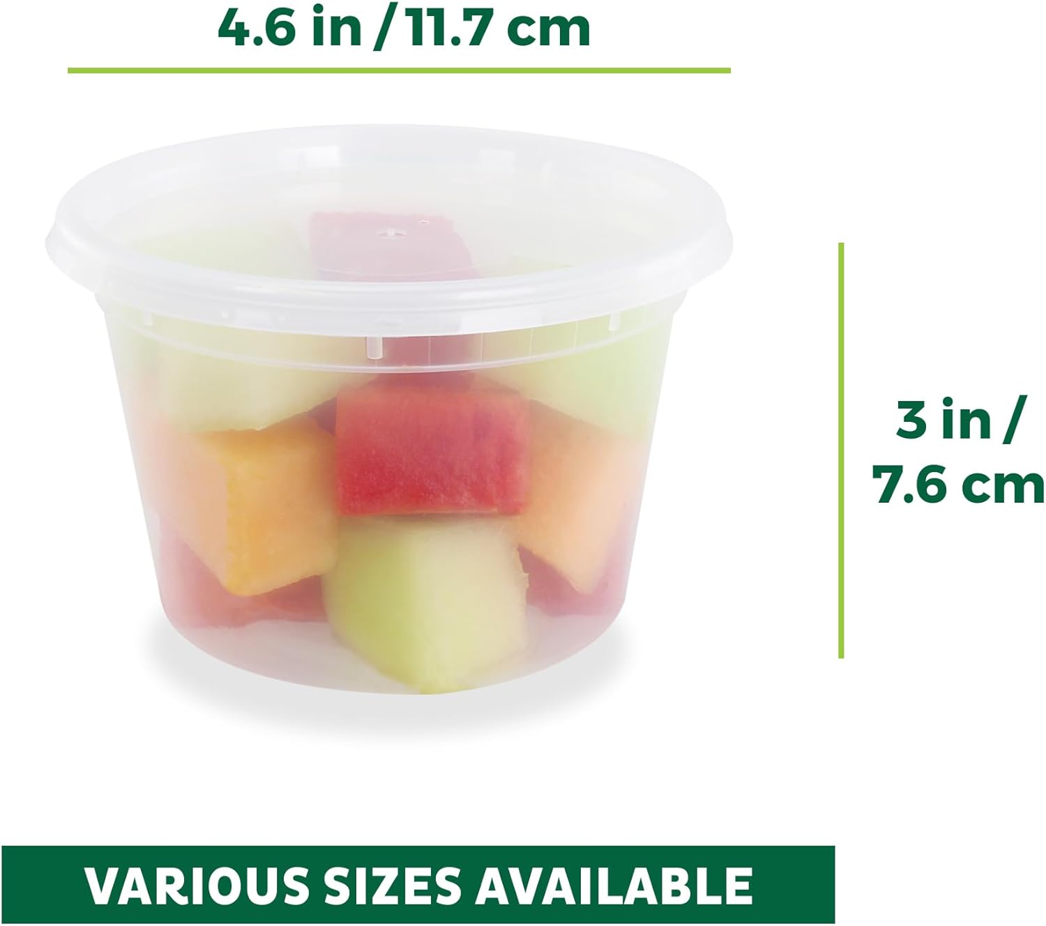 Thumbnail 2 de Freshware 16 oz BPA-Free Food Storage Containers (50-Pack) with Leak-Proof Lids