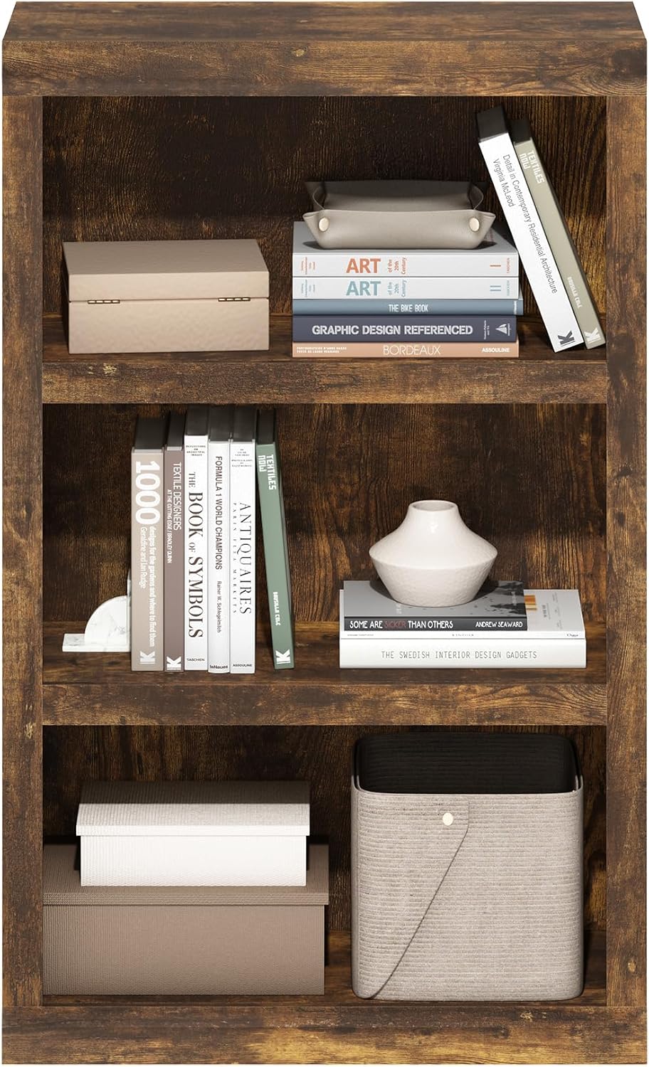 Detalle 1 de Furinno Bookshelf 10.1 x 24.6 x 39 Inches