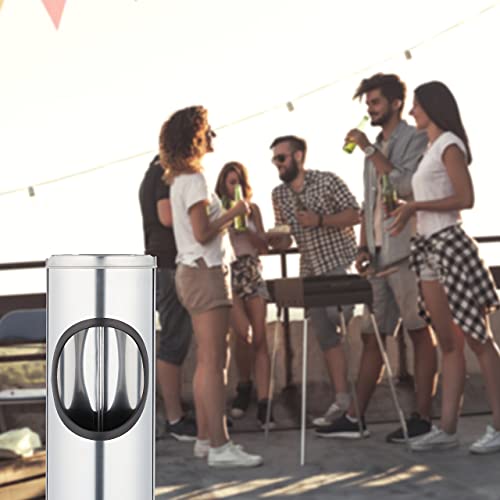 Thumbnail 2 de Relaxdays Acero Inoxidable cenicero de pie 52,5 cm