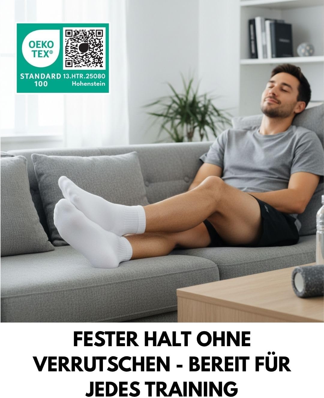 Thumbnail 6 de sockenkauf24 10 Paar kurze Sportsocken (Quarter) – atmungsaktive Tennissocken aus Baumwolle für Damen & Herren
