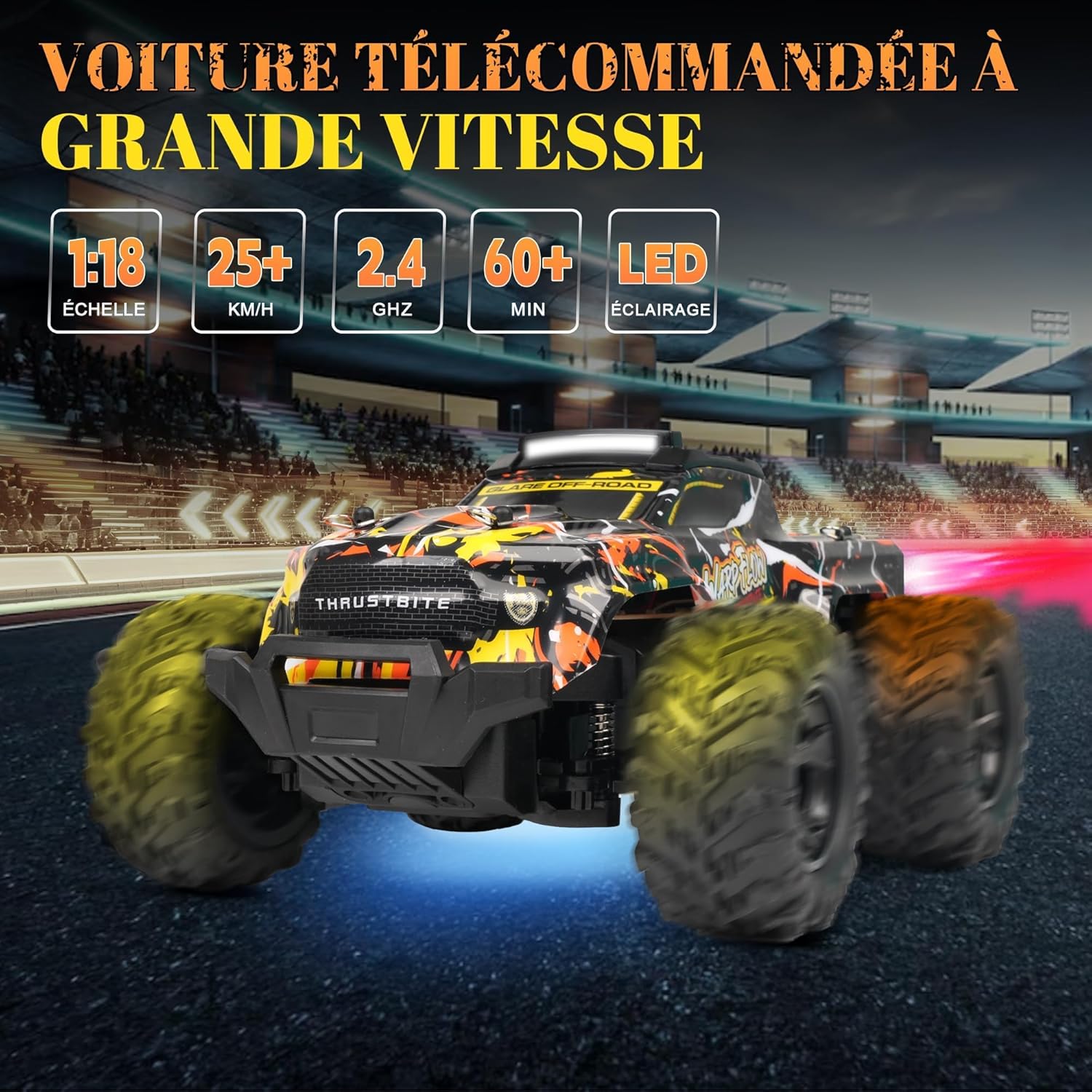 Thumbnail 1 de Joytreky Macchina Telecomandata 1:18 25KMH