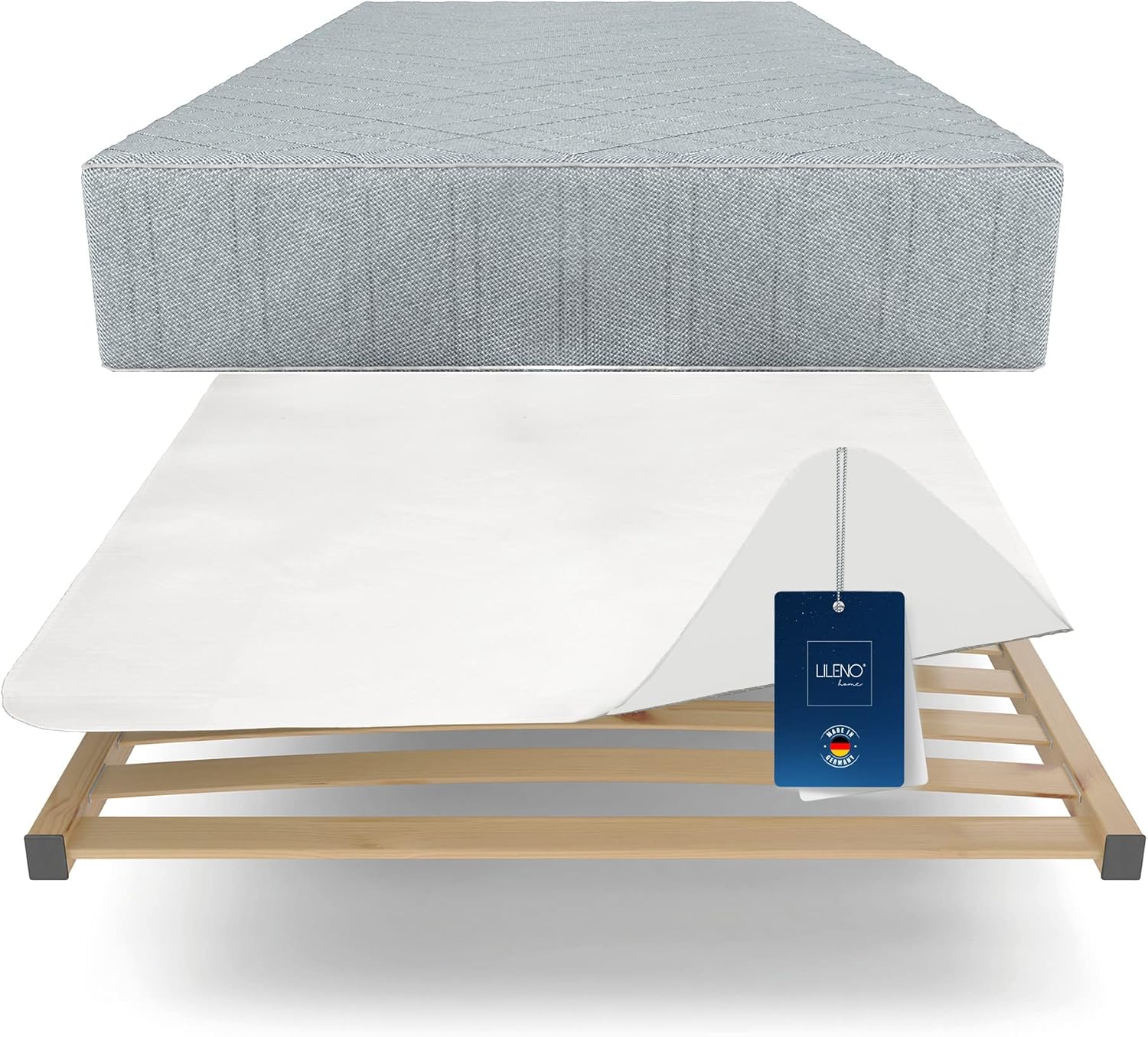 Detalle de LILENO HOME Protector de colchón antideslizante 140x200
