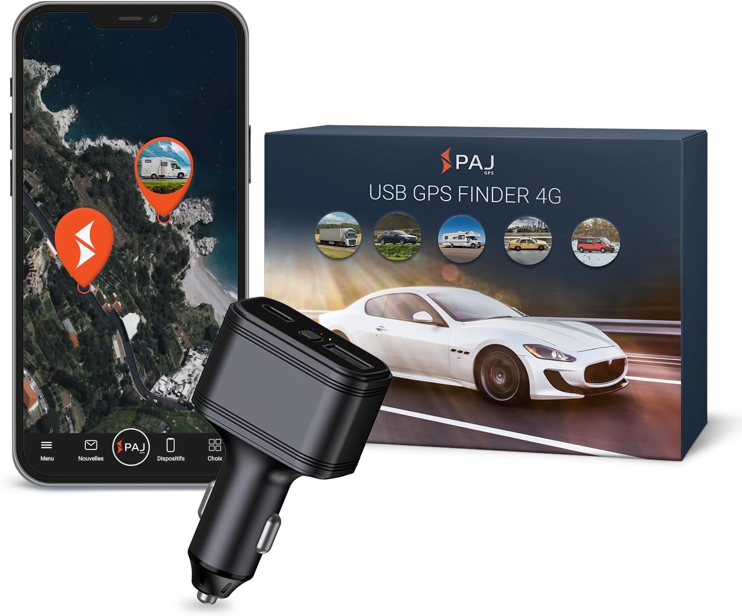 Detalle de PAJ GPS Finder 4G traceur GPS voiture
