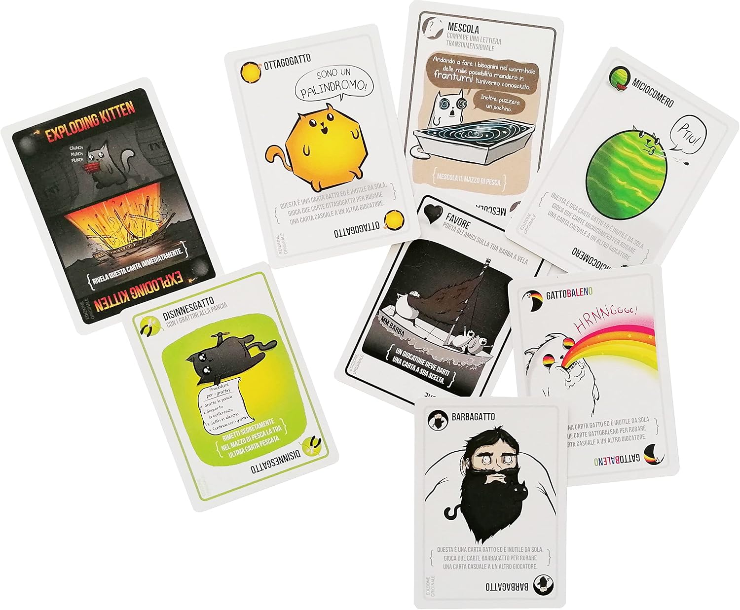 Detalle de Exploding Kittens - Gioco di Carte (Edizione Italiana) di Exploding Kittens