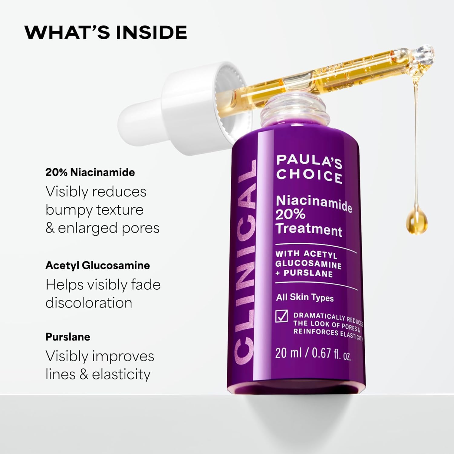 Thumbnail 3 de Paula's Choice CLINICAL 20% Niacinamide Vitamin B3 Concentrated Face Serum (0.67 oz)