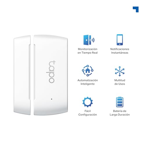 Detalle de Tapo TP-Link T110: Sensor de Contacto Inteligente para Puertas y Ventanas (Requiere Tapo Hub)
