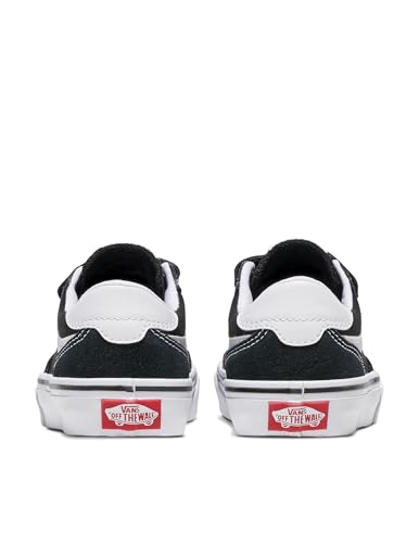 Detalle de Vans Brooklyn LS V Kids – Baskets unisex noir et blanc, taille 18 (pointure 2.5)