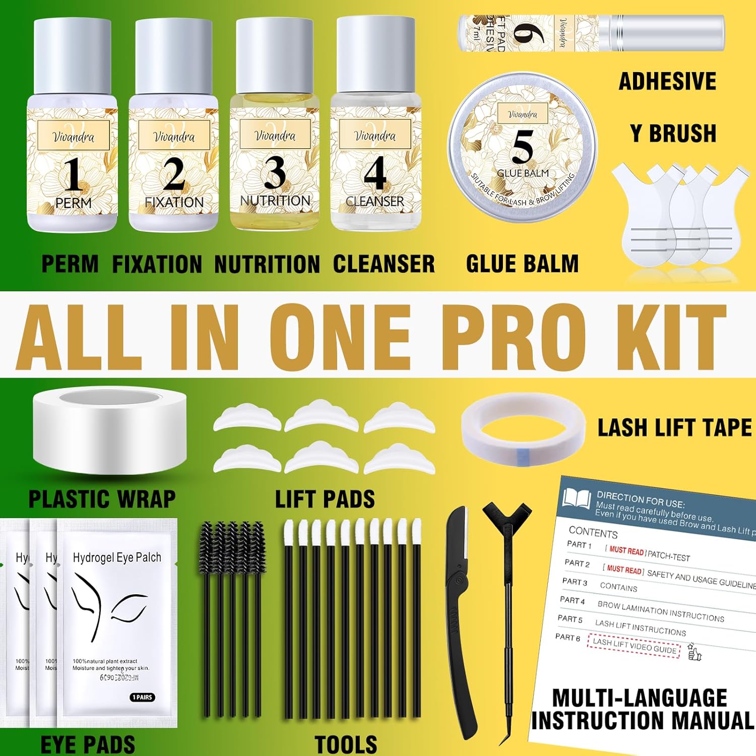 Thumbnail 6 de 2-IN-1 Wimpernlifting- & Augenbrauen-Lifting-Set für DIY-Lash Lifting & Brow Lifting (Salon-Ergebnis zu Hause)