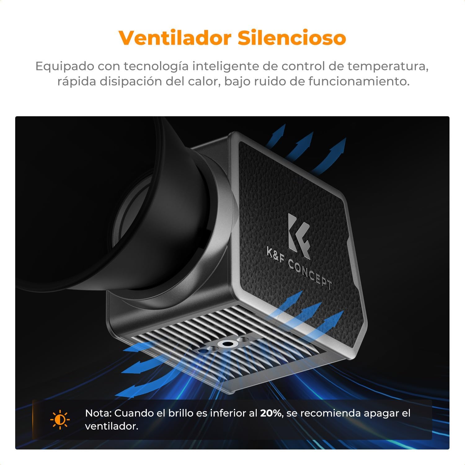 Thumbnail 5 de K&F CONCEPT PL 60B Lampe COB 60W