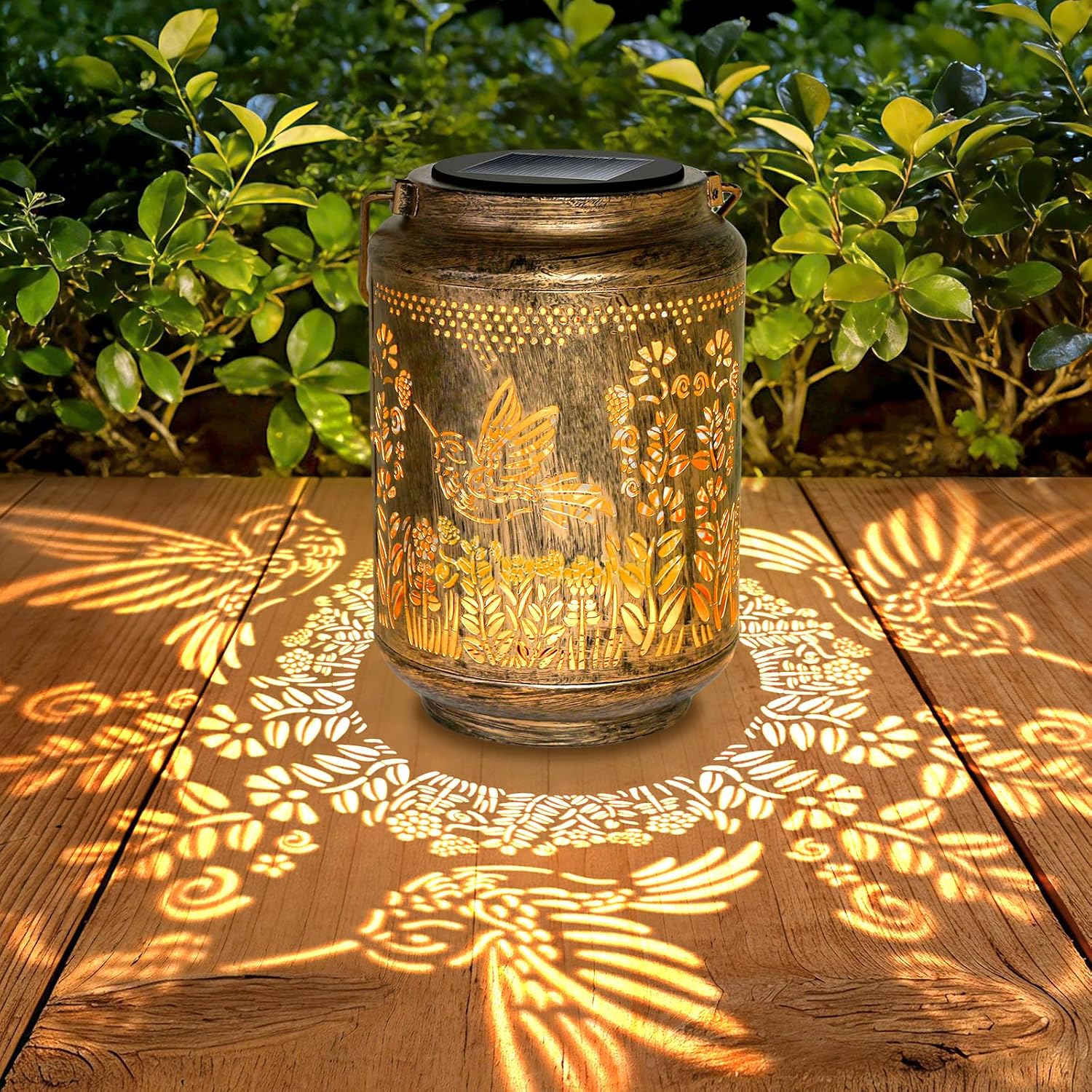 Detalle de Hummingbird Solar Lantern 4.7in x 7.1in