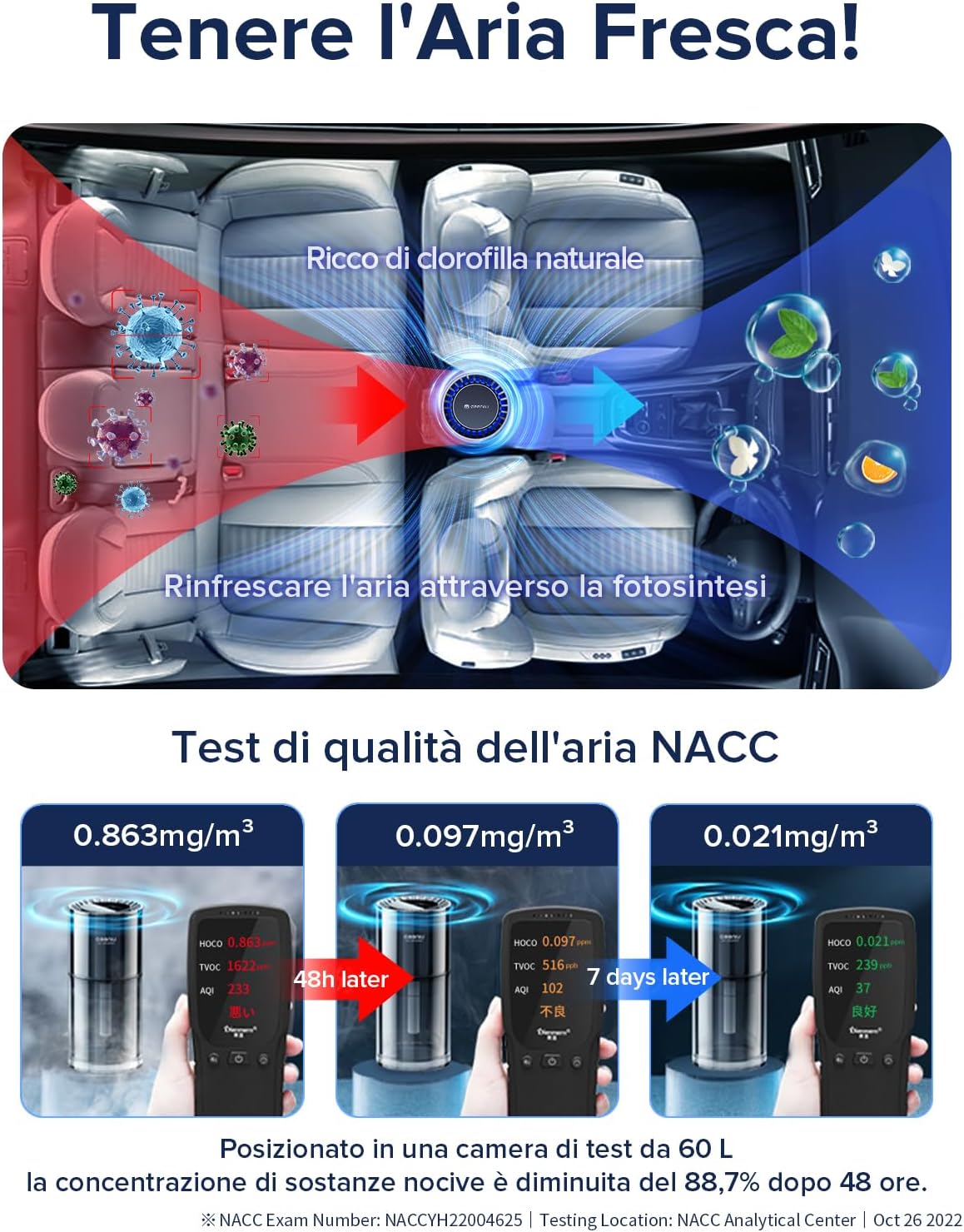 Detalle 2 de Ceeniu CF3 deodorante auto 135 ml