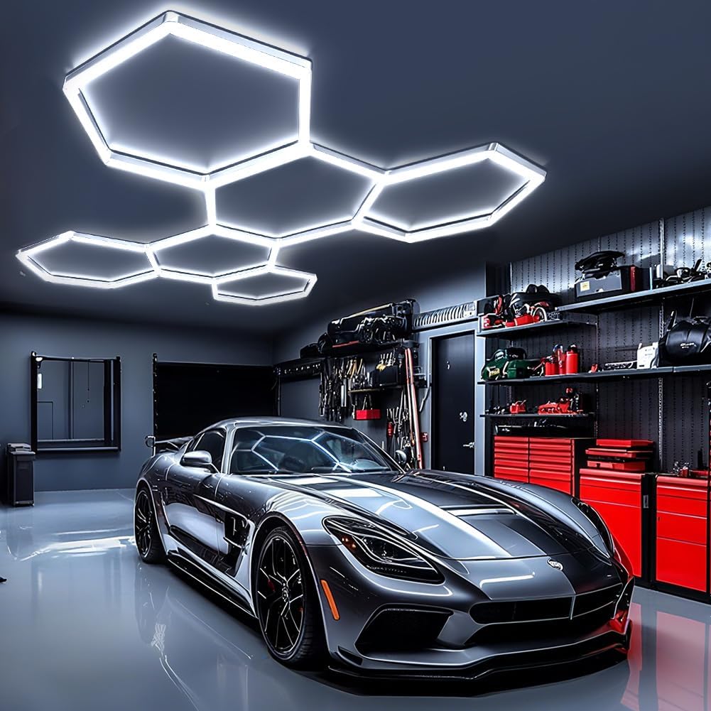 Thumbnail 6 de DIKHEE 248W Garagenleuchte Hexagon LED