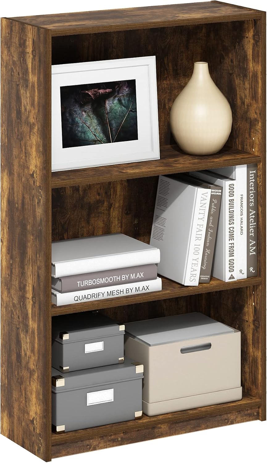Furinno Jaya Librería ajustable 3 niveles 62 cm