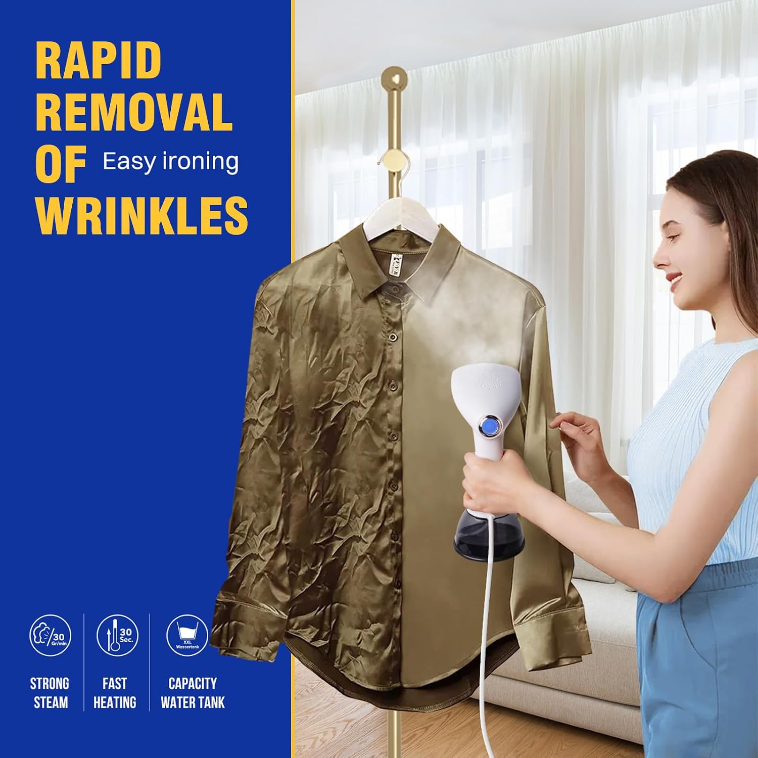 Thumbnail 4 de Rolipo Clothes Steamer 400ml portable steamer