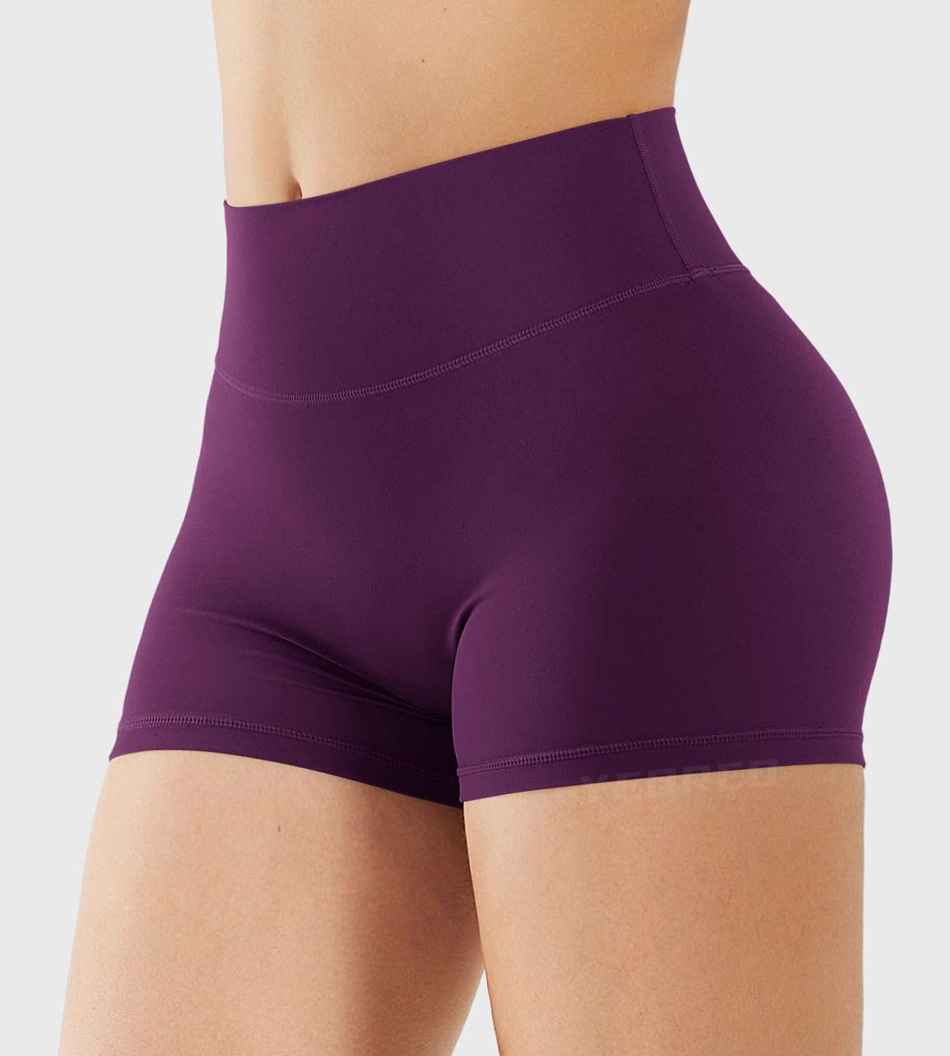 Detalle 2 de YEOREO LuxFlow 2.5-Inch Women's Biker Shorts, High-Waisted, No Front Seam