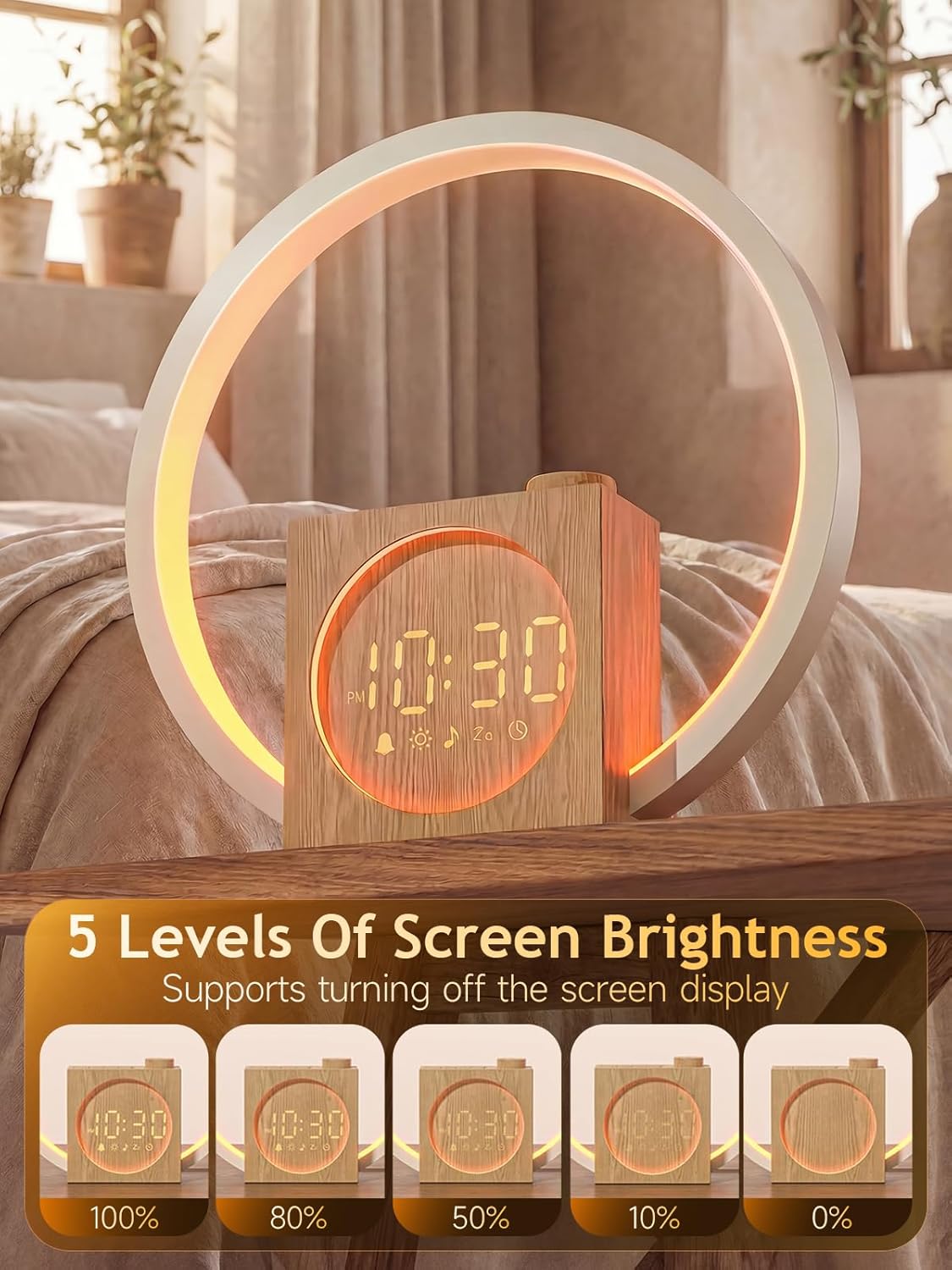 Thumbnail 6 de ARTINABS Éveil Lumière – Simulateur d'Aube et Crépuscule avec Anneau Tactile 360°