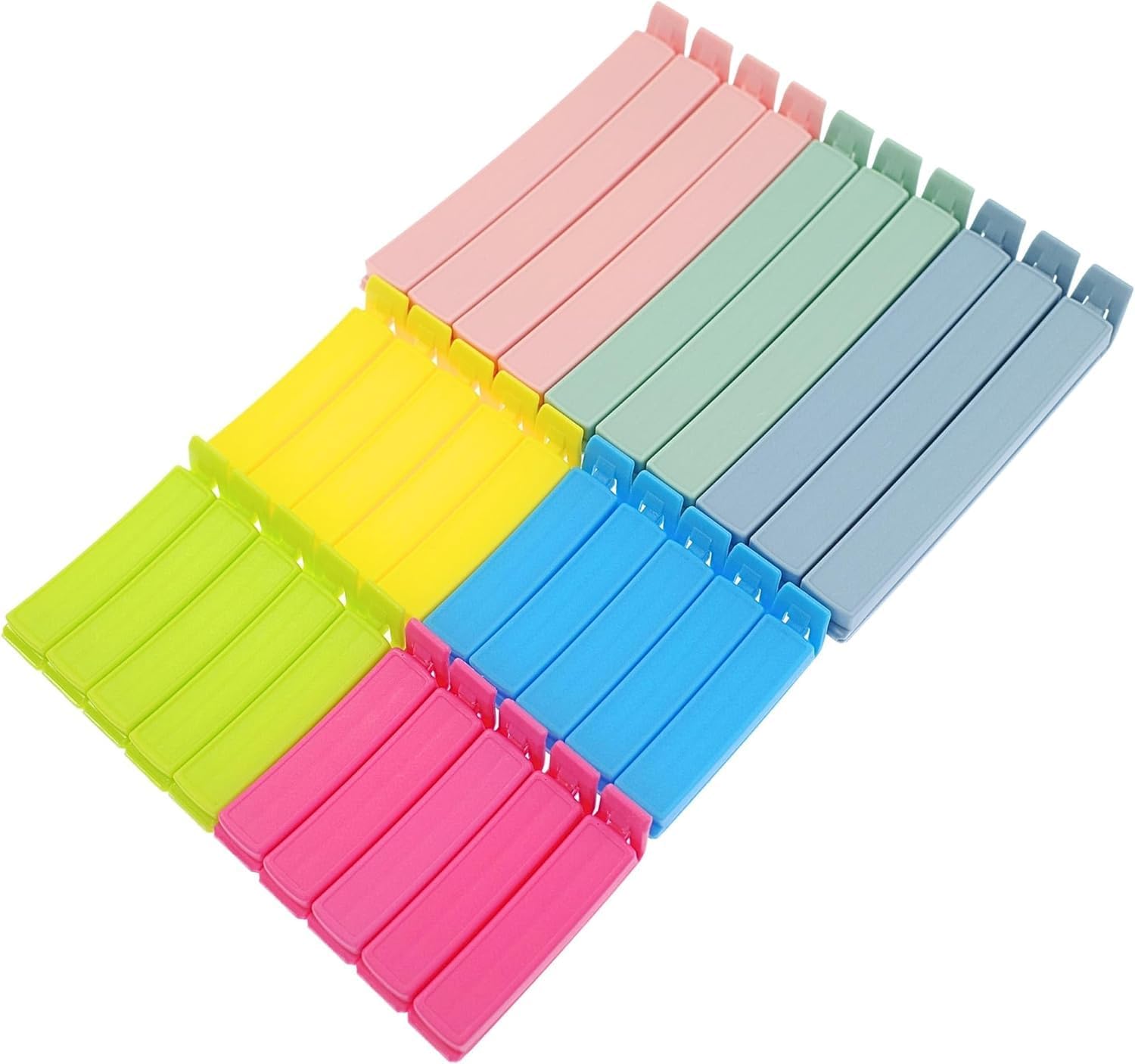 Thumbnail 6 de Yarall 32 PCS Food Bag Clips – Curved-Design Clips for Kitchen & Freezer (11cm x 20cm and 7.8cm x 12cm)