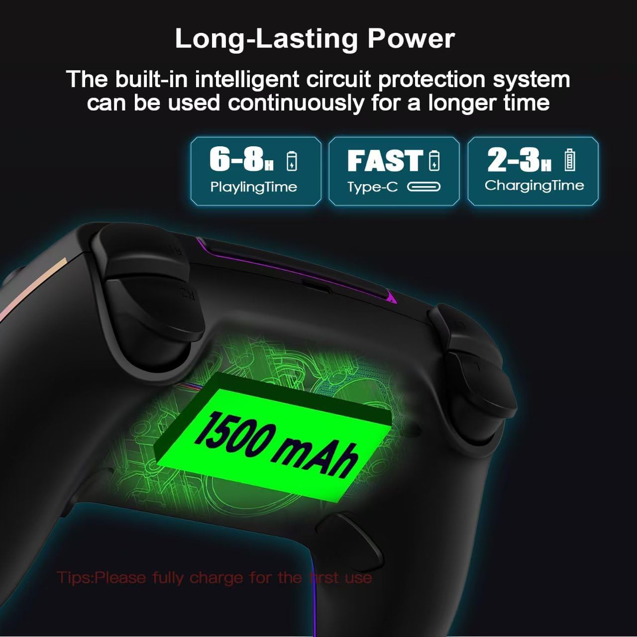 Thumbnail 2 de SZDILONG Wireless Controller 1500mAh