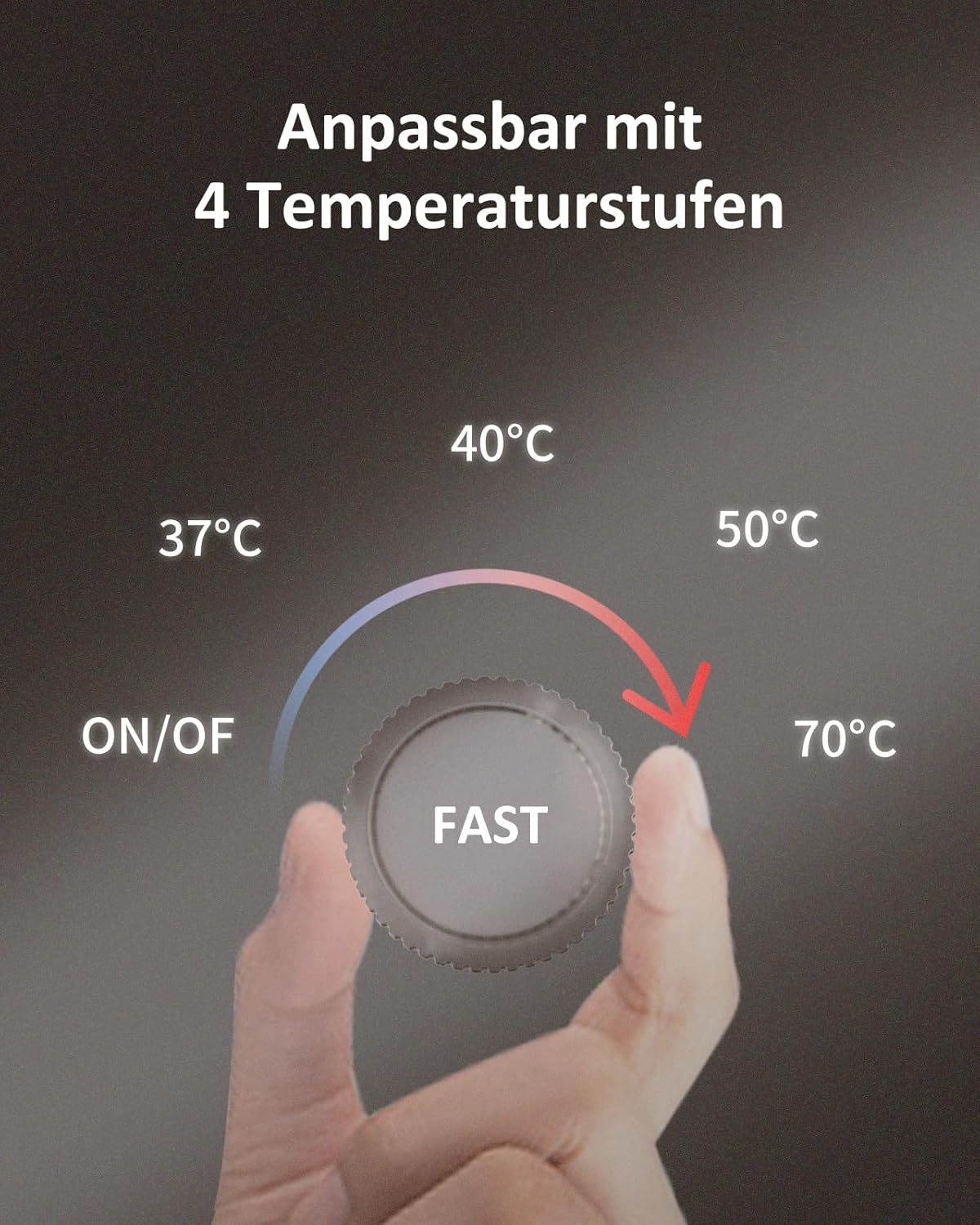 Thumbnail 4 de HEYVALUE Flaschenzubereiter für Babys & Flaschenwärmer mit Smart Thermostat – 4 Temperaturen, 72 Stunden Warmhaltefunktion, Weiß