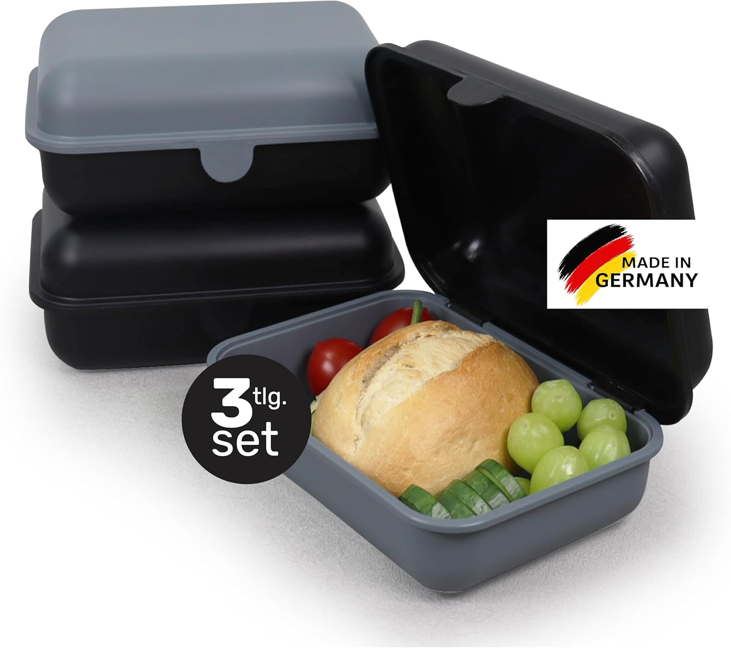 Thumbnail 2 de Blade Brotbox 3er-Set: BPA-freie Lunchboxen, 1200 ml pro Dose – Made in Germany