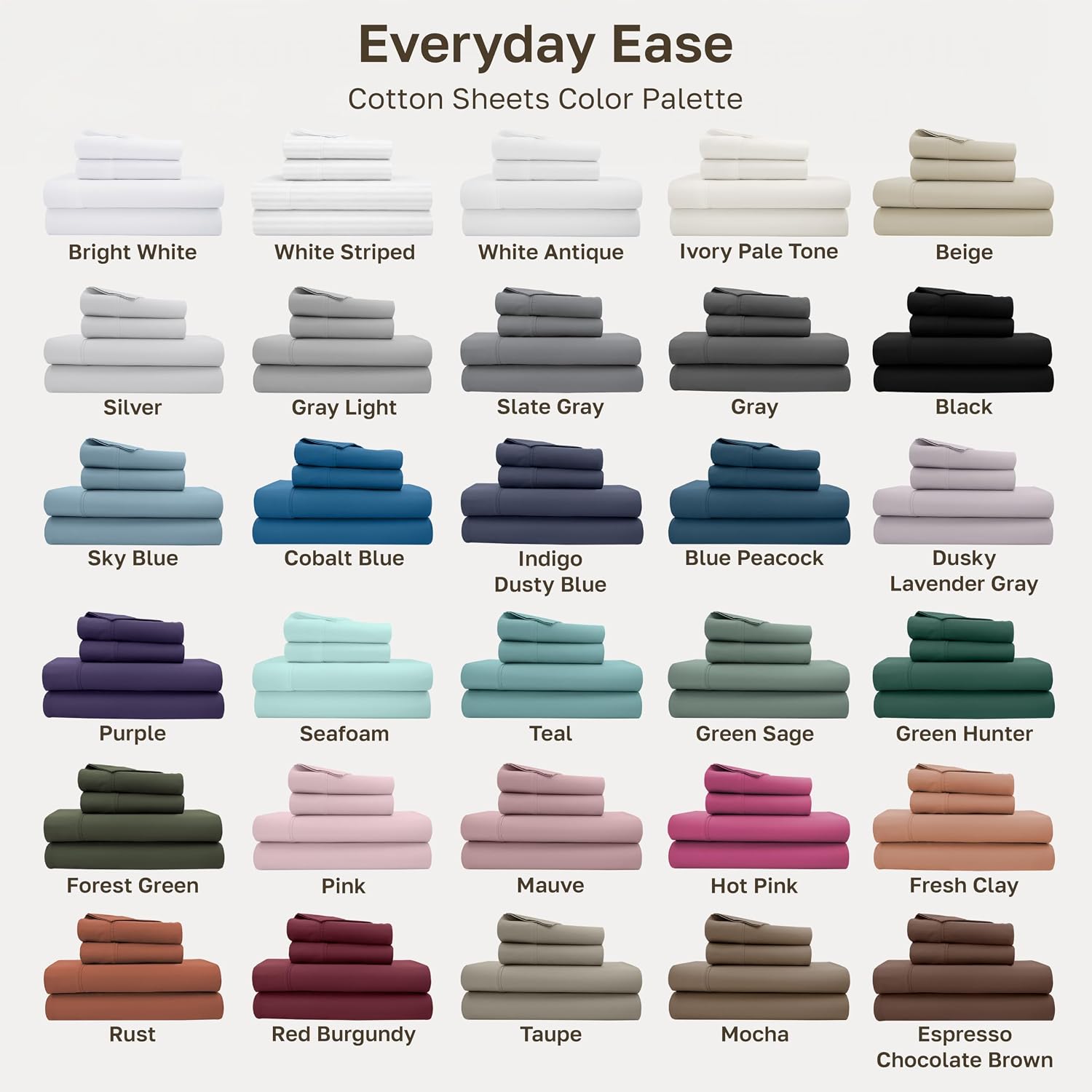 Thumbnail 6 de California Design Den Cotton Bed Sheet Set, 400 Thread Count