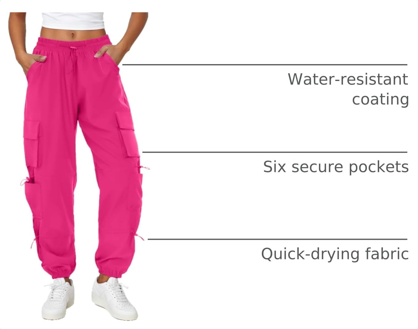 Detalle 2 de COPYLEAF Women's Cargo Pants