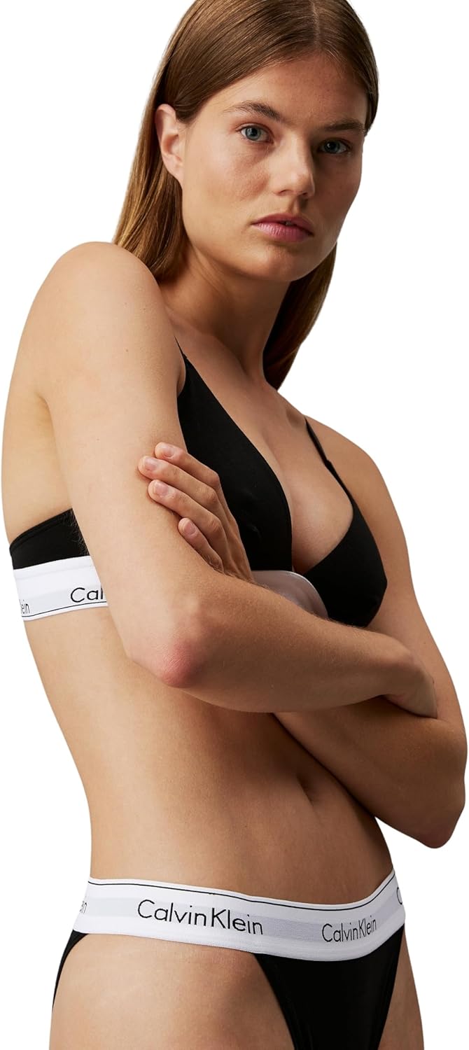 Detalle de Calvin Klein Women Triangle Unlined Cup Bra Unpadded