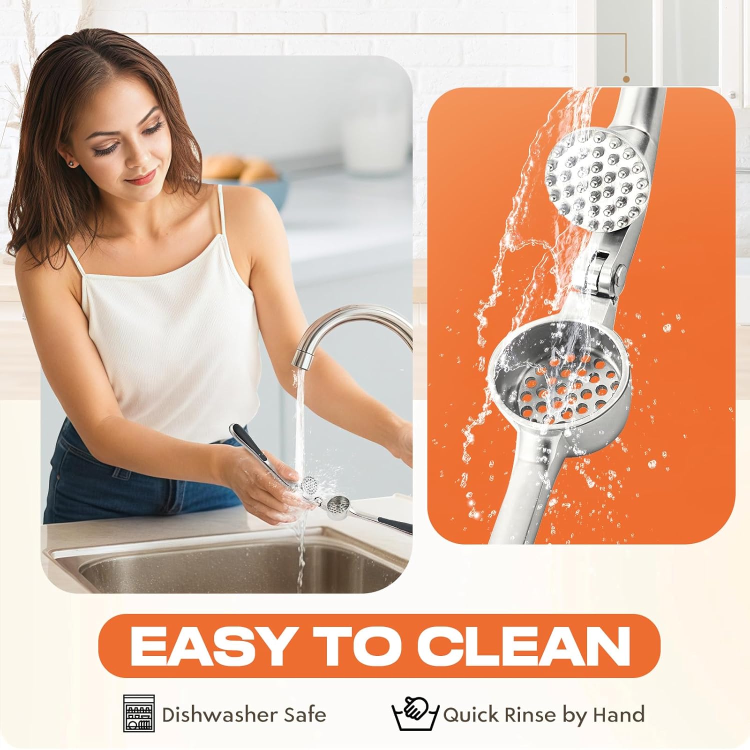 Thumbnail 4 de SRISE Kitchen Garlic Press 1 set