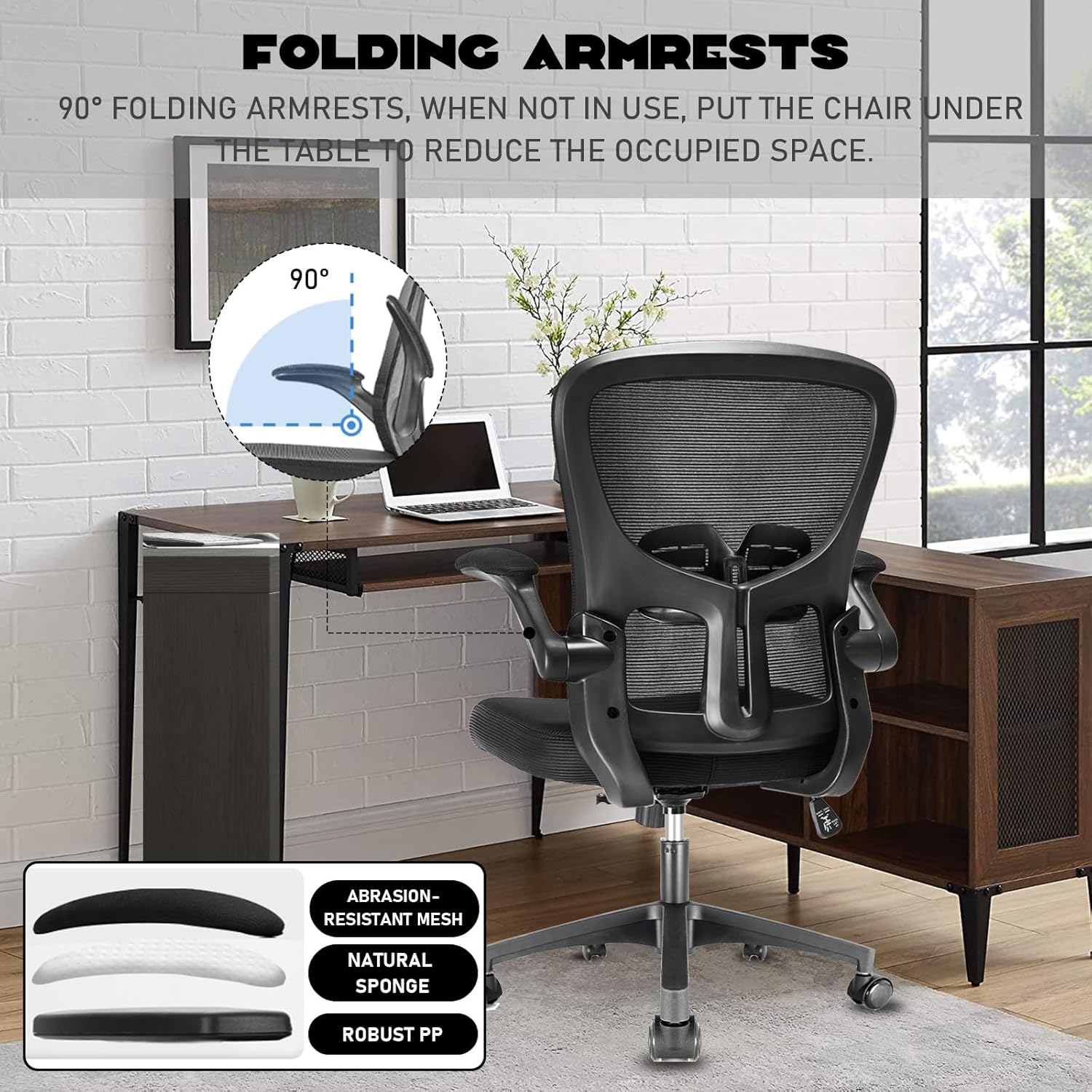 Thumbnail 6 de Durrafy Office Chair Ergonomic 1 mid-back chair 💺